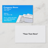 連邦租税の型枠 名刺 (正面/裏面)