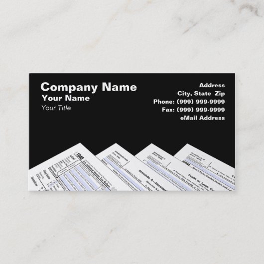 連邦租税の型枠 名刺 (正面)