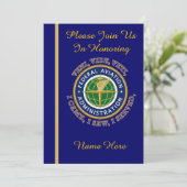 連邦航空庁VV退職招待状 招待状 (スタンド正面)