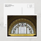 連邦議会のトーマス・ジェファーソン建物図書館は ポストカード (正面/裏面)