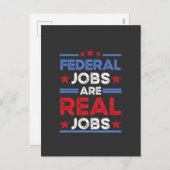 連邦雇用は実在仕事 シーズンポストカード (正面/裏面)