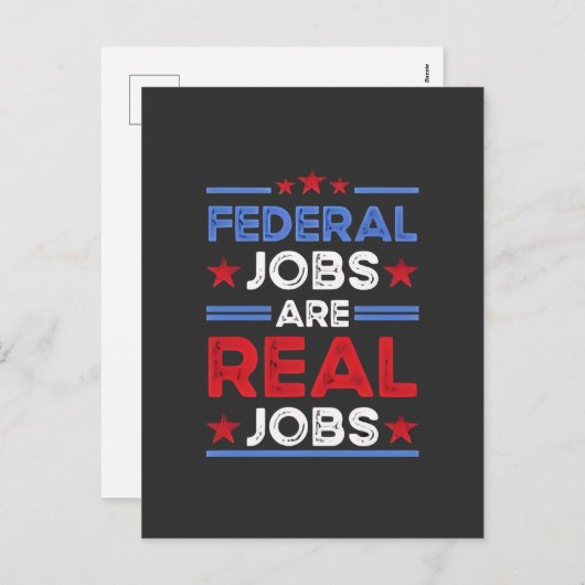 連邦雇用は実在仕事 シーズンポストカード (正面/裏面)