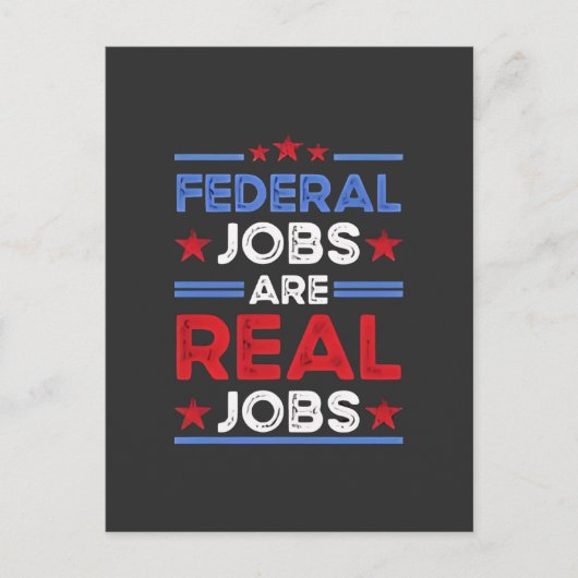 連邦雇用は実在仕事 シーズンポストカード (正面)