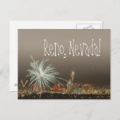 連野新年の花火大会 シーズンポストカード (正面/裏面)