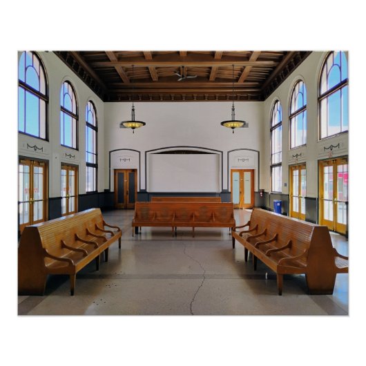 連野駅 ポスター (正面)