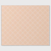 連鎖する円の対称パターン ラッピングペーパー (フラット)
