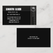 連鎖スカル産業ゴシック名刺 名刺 (正面/裏面)