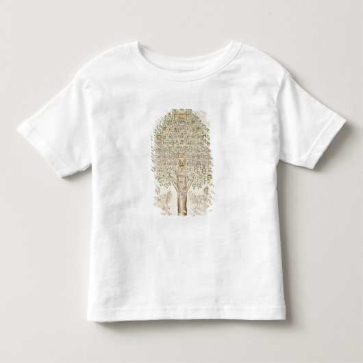 連隊の97の場所の図表 トドラーTシャツ (正面)