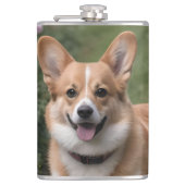 「連魅力的友：ピンクのバラ園のコルギ フラスク (正面)