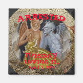 逮捕された マグネット (正面)