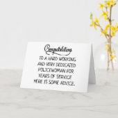 逮捕の引退を祝う気持ちを伝える時期が来た カード (黄色い花)