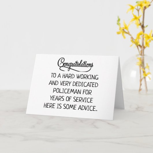 逮捕の引退 感情を込めて カード (黄色い花)