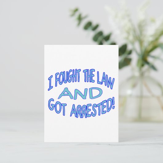 逮捕得済 ポストカード (スタンド正面)