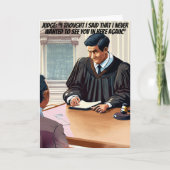 逮捕警察おもしろい誕生日 カード (正面)