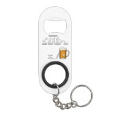 週おもしろい間ビール キーホルダー栓抜き (裏面)