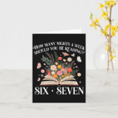 週に何回くらい6-7ページを読むべき？ カード (黄色い花)