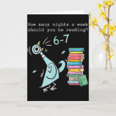 週に何回くらい、6～7時間は読書するべき？ カード (黄色い花)