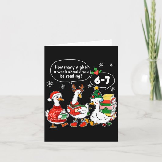 週に何回6〜7時間読書するべき？ カード (正面)