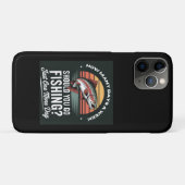 週に何日釣りに行くべき？ Case-Mate iPhoneケース (裏面(横))