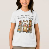 週に何晩6-7時間読書すべき? トライブレンドTシャツ (正面)