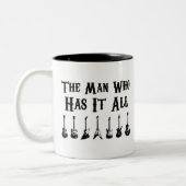 週の中頃の青それがすべてのツートーンマグある人 ツートーンマグカップ (左)