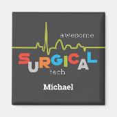 週の外科手術をパーソナライズ素晴らし マグネット (正面)