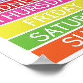 週の教育ポスター日 ポスター (角)