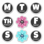 週の日ステッカーパック シール (正面)