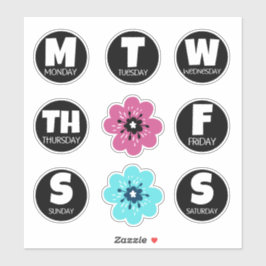 週の日ステッカーパック シール