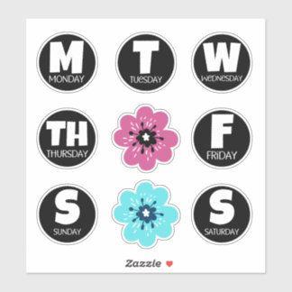 週の日ステッカーパック シール