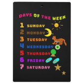 週の日学 クリップボード (裏面)