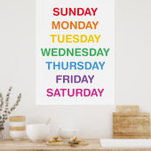 週の日教室ポスター ポスター (キッチン)