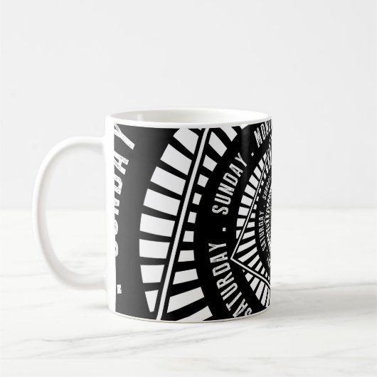 週の日 コーヒーマグカップ (左)