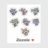 週の日 シール (シート)