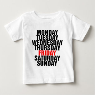 週の日 ベビーTシャツ