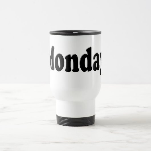 週の日 – 月曜日 トラベルマグ (中央)