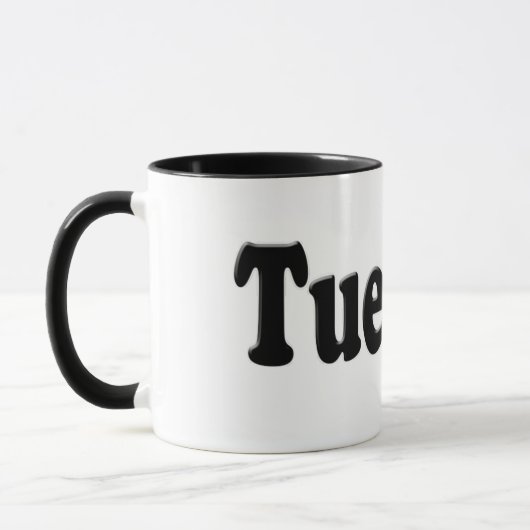 週の日 – 火曜日 マグカップ (左)