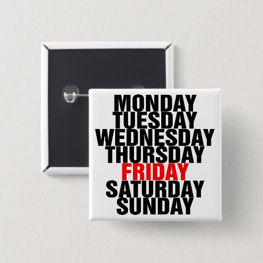 週の日 缶バッジ (正面&裏面)