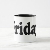 週の日 – 金曜日 マグカップ (中央)