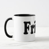 週の日 – 金曜日 マグカップ (左)