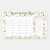 週の水彩画のポスト・イットのための食事 ポストイット (正面)