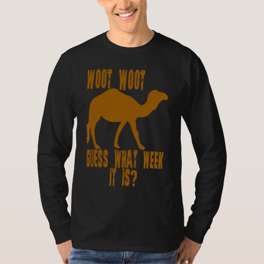 週を当てにする Tシャツ (正面)