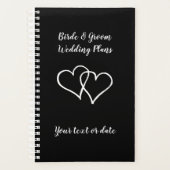 週カスタム間/月ごとのカップルの結婚プランナー プランナー手帳 (正面)