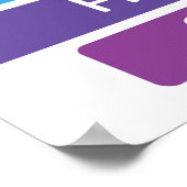 週カラフルの教育の日 ポスター (角)