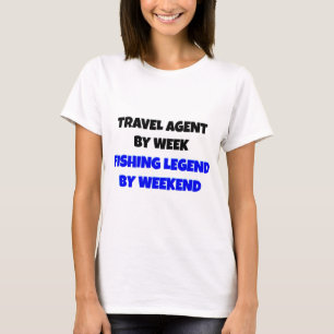 週別旅行代理店魚釣り凡例（週別） Tシャツ