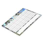 週単位のプランナーで、名前の選択でパーソナライズします。 ノートパッド (アングル)