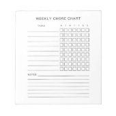 週単位のメモ帳 ノートパッド (正面)