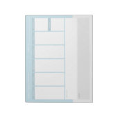 週単位の家族スケジュール ノートパッド (回転)