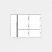 週単位の概要 ポストイット (正面)