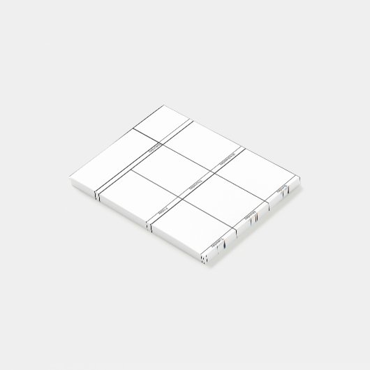 週単位の概要 ポストイット (アングル)